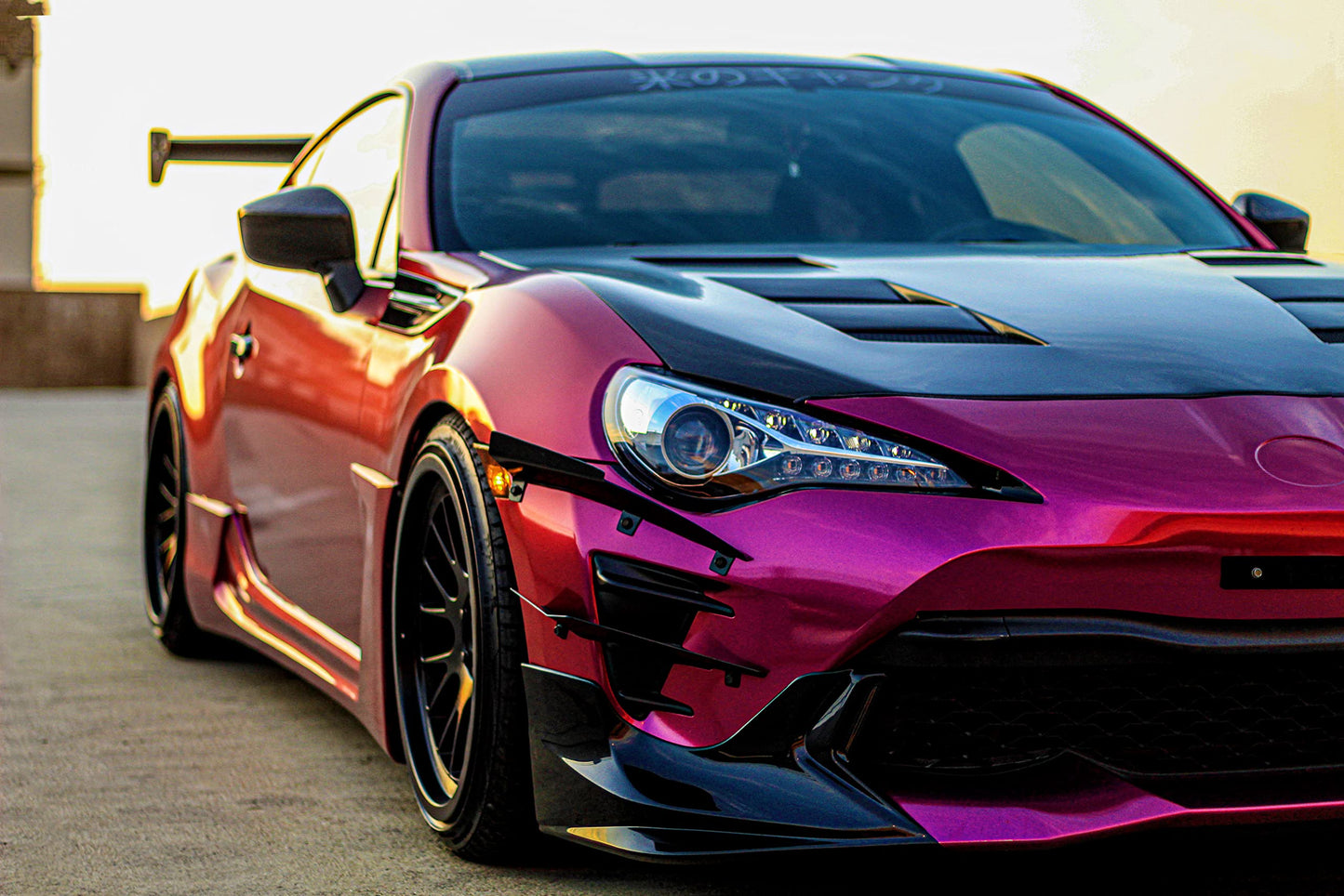VViViD+ Gloss Metallic Joker Purple Premium Vinyl Wrap Film (50ft x 5ft)