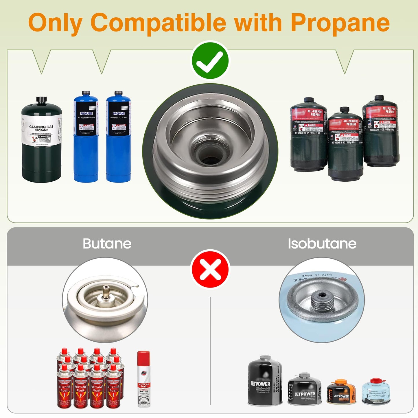 ODSD 2 Burner Camping Stove with Windshield, 20000 BTU Propane Camp Stove, Portable Folding Gas Stove, Camping Essentials Gear Includes Frying Pan, Coffee Stand & Carry Bag, Green