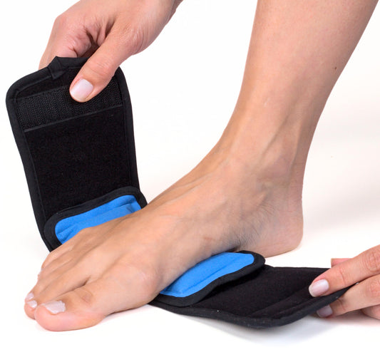 NatraCure Cold Therapy Wrap w/ 20" Strap - 2 Pack (Small Reusable Gel Ice Pack Compress for Injuries and Pain Relief, Hand, Arch of Foot, Wrist, Elbow, Arthritis, Neuropathy) - 715-20 CAT2PK