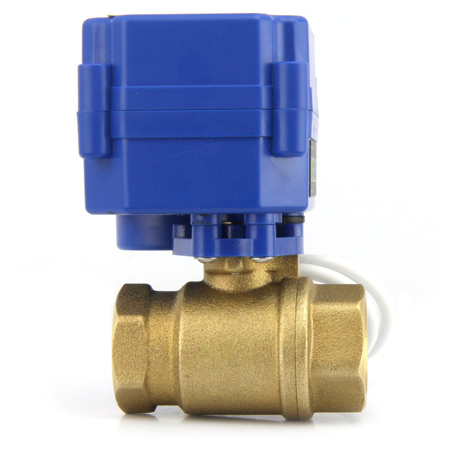 U.S. Solid Motorized Ball Valve- 1/2inches Brass Electrical Ball Valve with Full Port, 9-24V AC/DC and 3 Wire Setup(Pack of 12)