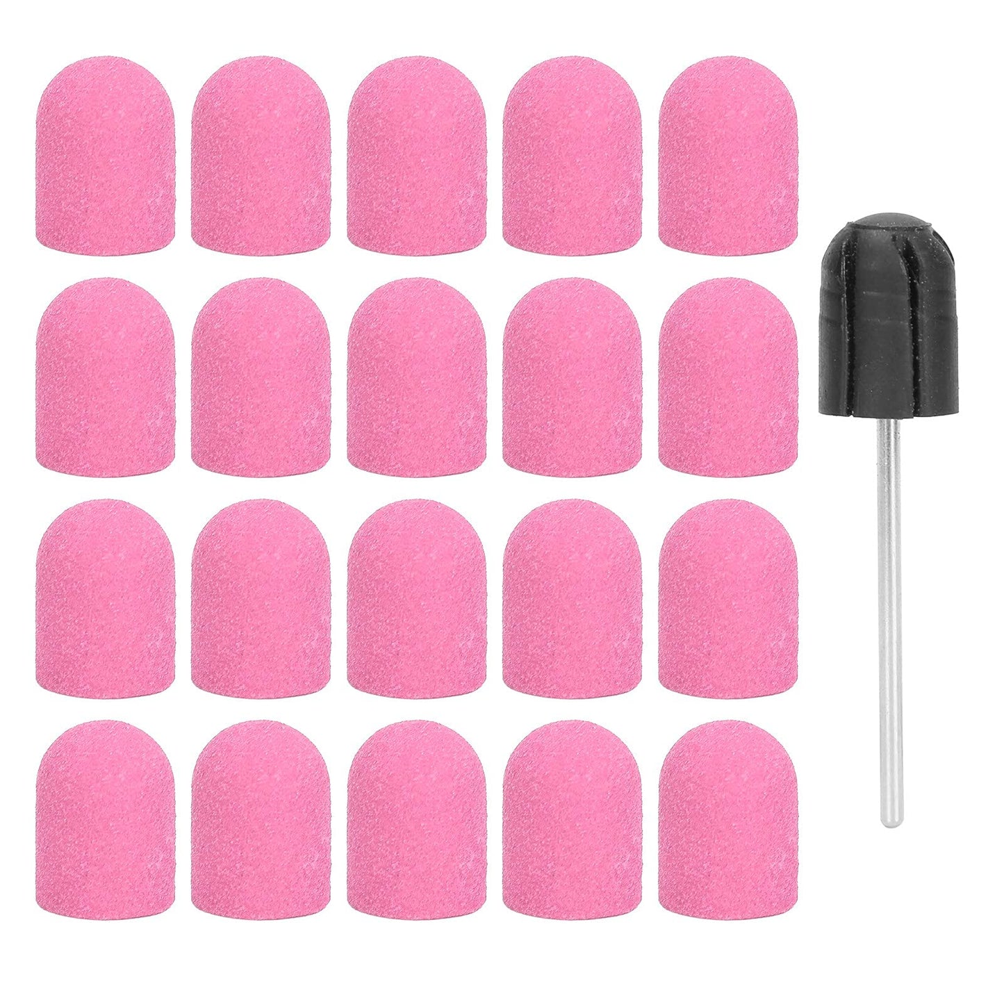 Nail Drill Bits Kit, Nail Art Sanding Nail Drill Bits Polishing Grinding Sanding Bands Set Nail Drill Head Accessory for Manicure Pedicure Nail Polishing Burr Home Salon Use 13 x