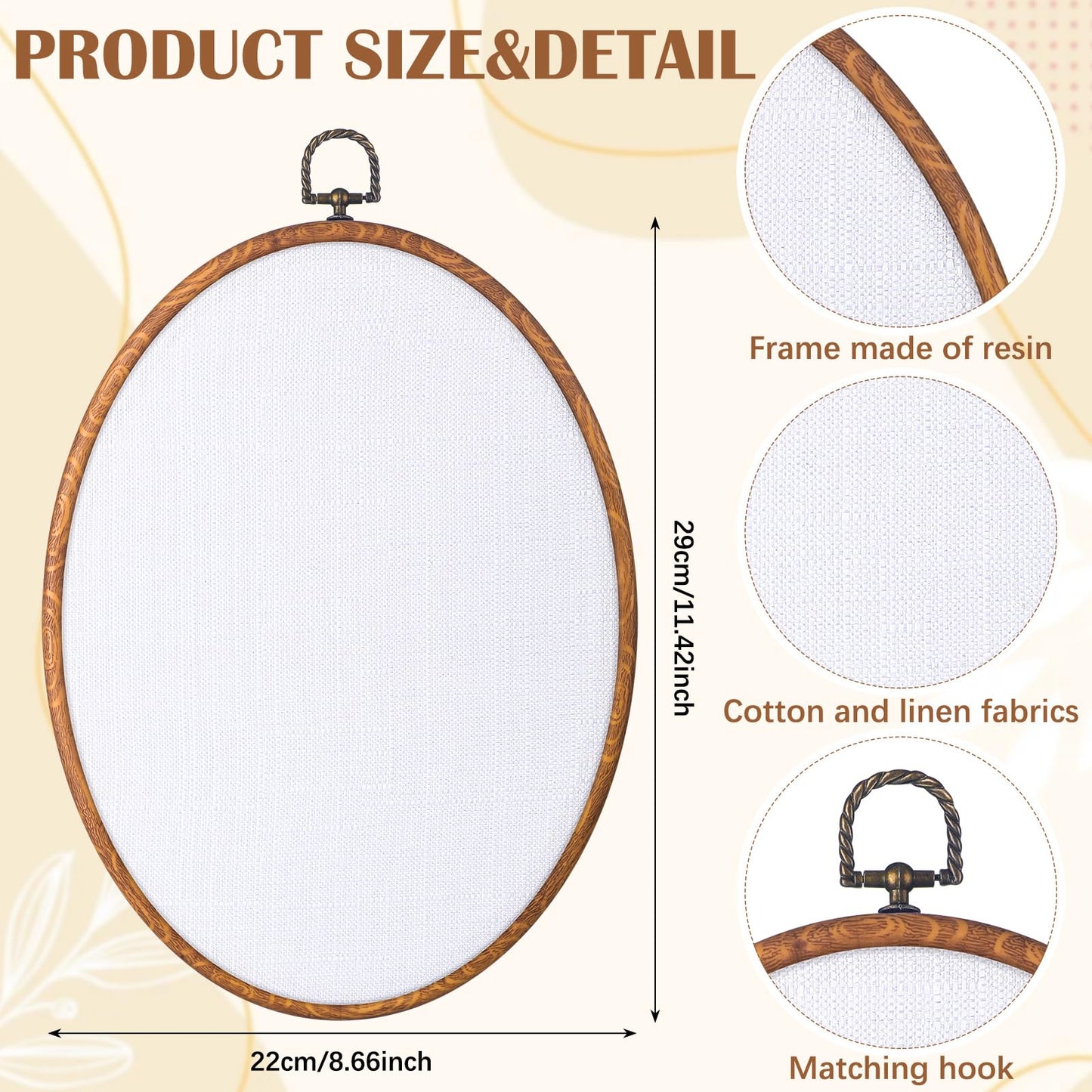 Yalikop Pin Display Board Fabric Enamel Pin Boards Wall Hanging Brooch Earrings Necklace Jewelry Holder Organizer Display Storage for Home and Holiday(White,11.4" X 8.6",1)