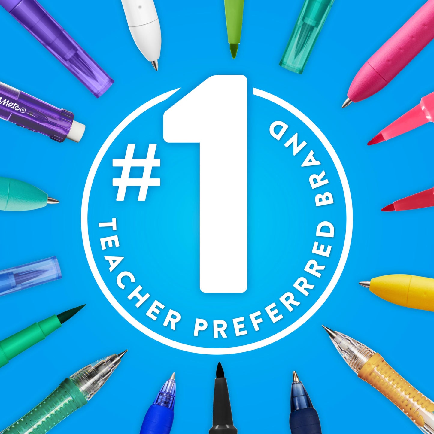 Paper Mate Flair Felt Tip Pens, Medium Point (0.7mm), 24 Count - Back to School, Teacher Supplies, Arts & Crafts