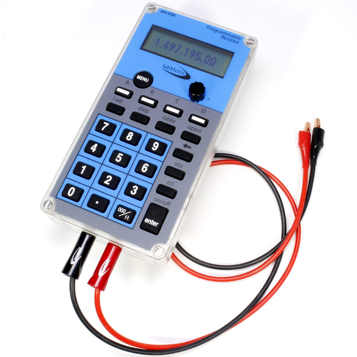 Resistance Decade Box, Substitution - Dual Display Mode for Sensor Simulation(Thermistor, Strain Gauge, Pressure) Simple Commands for USB Computer Control - (0.01Ω Resolution), Made in U.S.A.