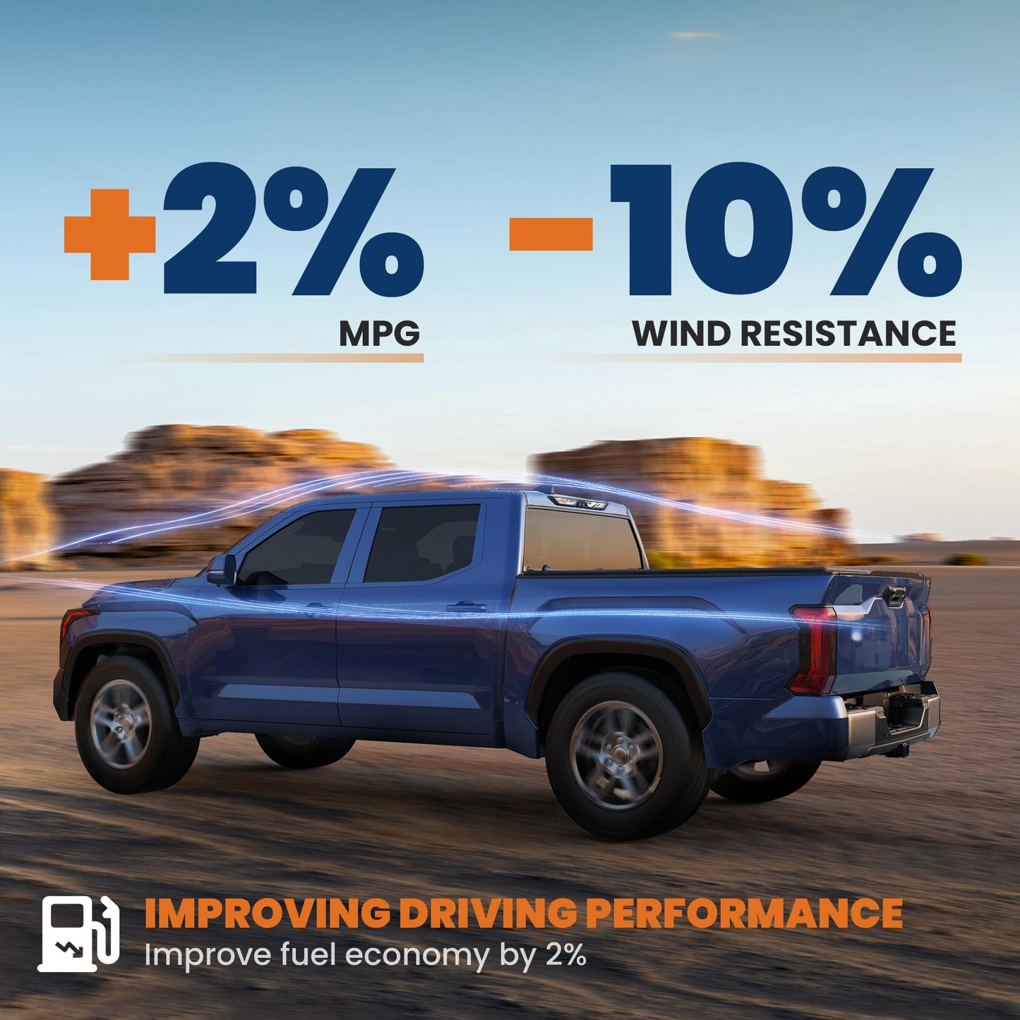 KUIPERAUTO Fiberglass 6.1FT Quad Hard Tonneau Cover Truck Bed Cover Compatible for 2024-2025 Toyota Tacoma (Excludes Trail Special Edition Storage Boxes)