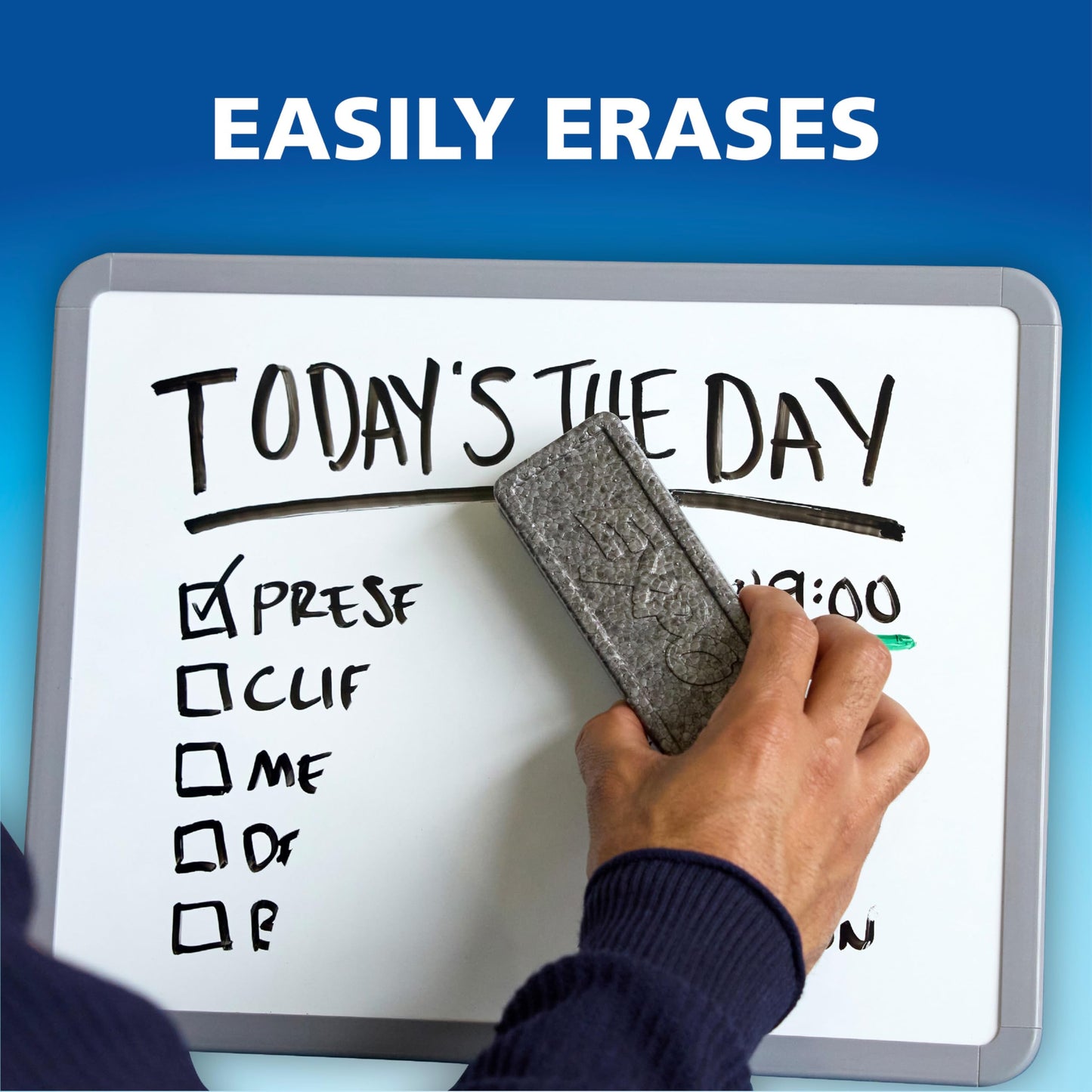 EXPO Dry Erase Markers, Low Odor Ink, Black, Bullet Tip, 12 Count - Whiteboard, Calendar, Organization, Essential Supplies for Office, School, Classroom, Teachers