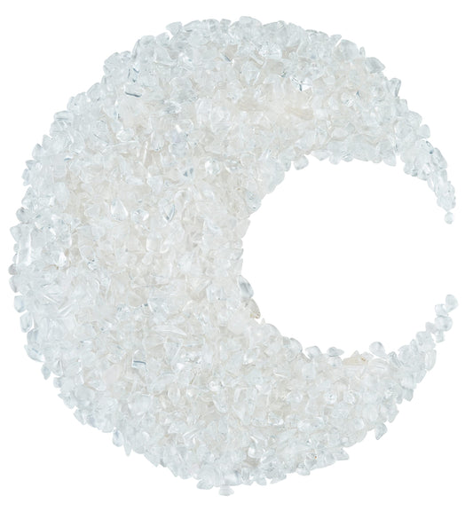ZAICUS Clear Quartz Crystal Chips Bulk Gemstone Valentine Gift, Healing Crystal Natural Irregular Shaped Crushed Stone Reik Healing Tumbled Chips Crystal Chips for Witchcraft & Jewelry Making 1 Lb