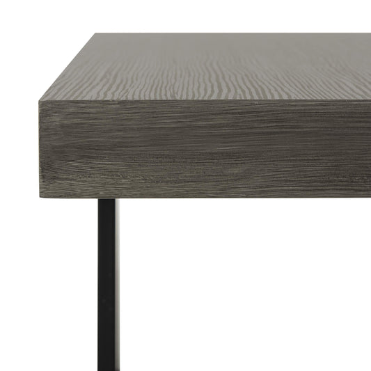 Safavieh Home Collection Amalya Modern Dark Grey Square Coffee Table