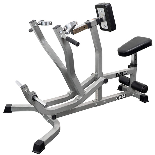 Valor Fitness Seated Row Machine – Plate Loaded with Converging Arms & Multi-Grip Handles, 400 lb Capacity, 2" Plate Adapters for Back & Chest Strength Training Home Gym Equipment