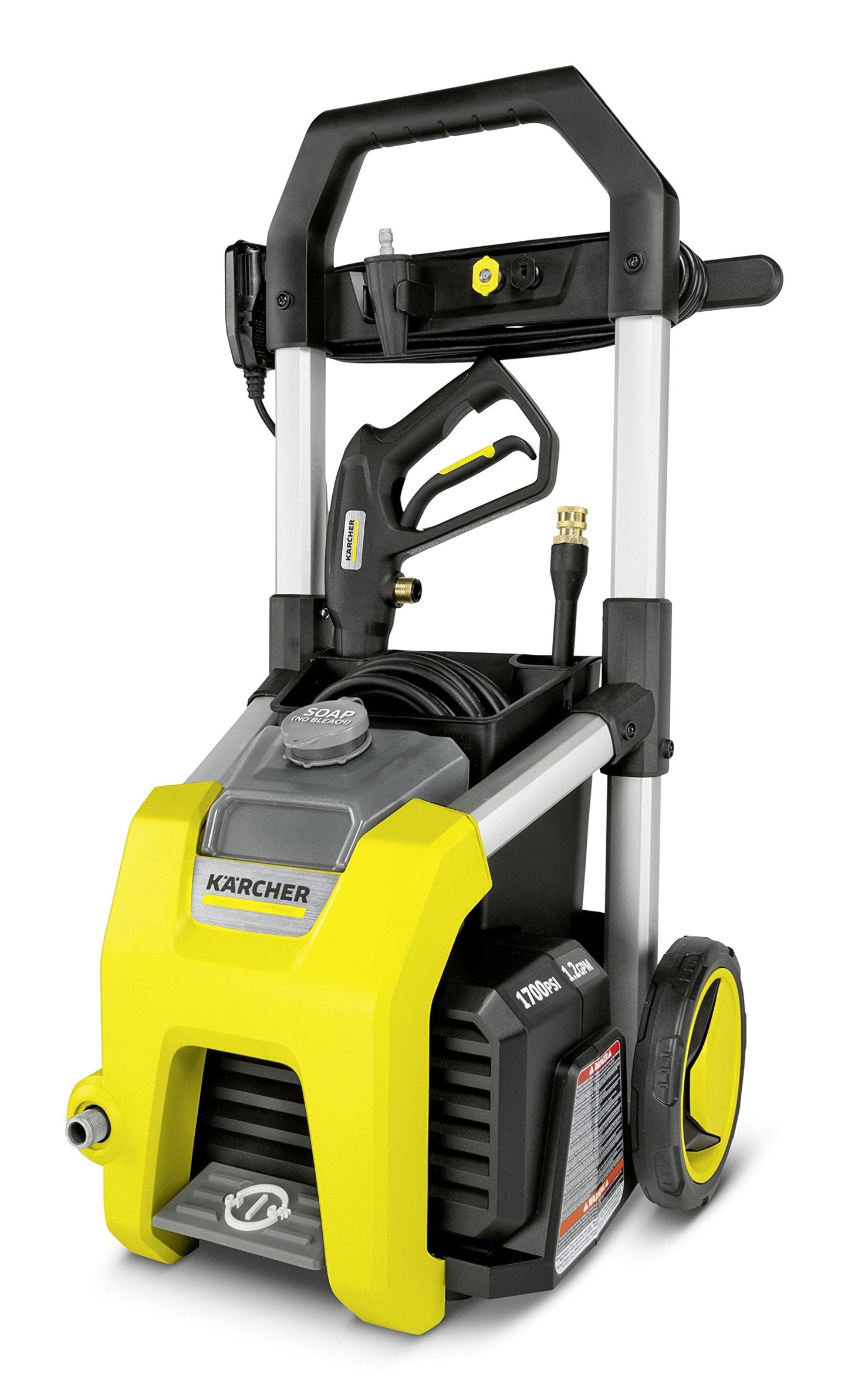 Karcher K1700 1700 PSI TruPressure Electric Power Pressure Washer – 1.2 GPM & Chemical Guys TVD_107_16 V.R.P. Vinyl, Rubber and Plastic (16 Oz)