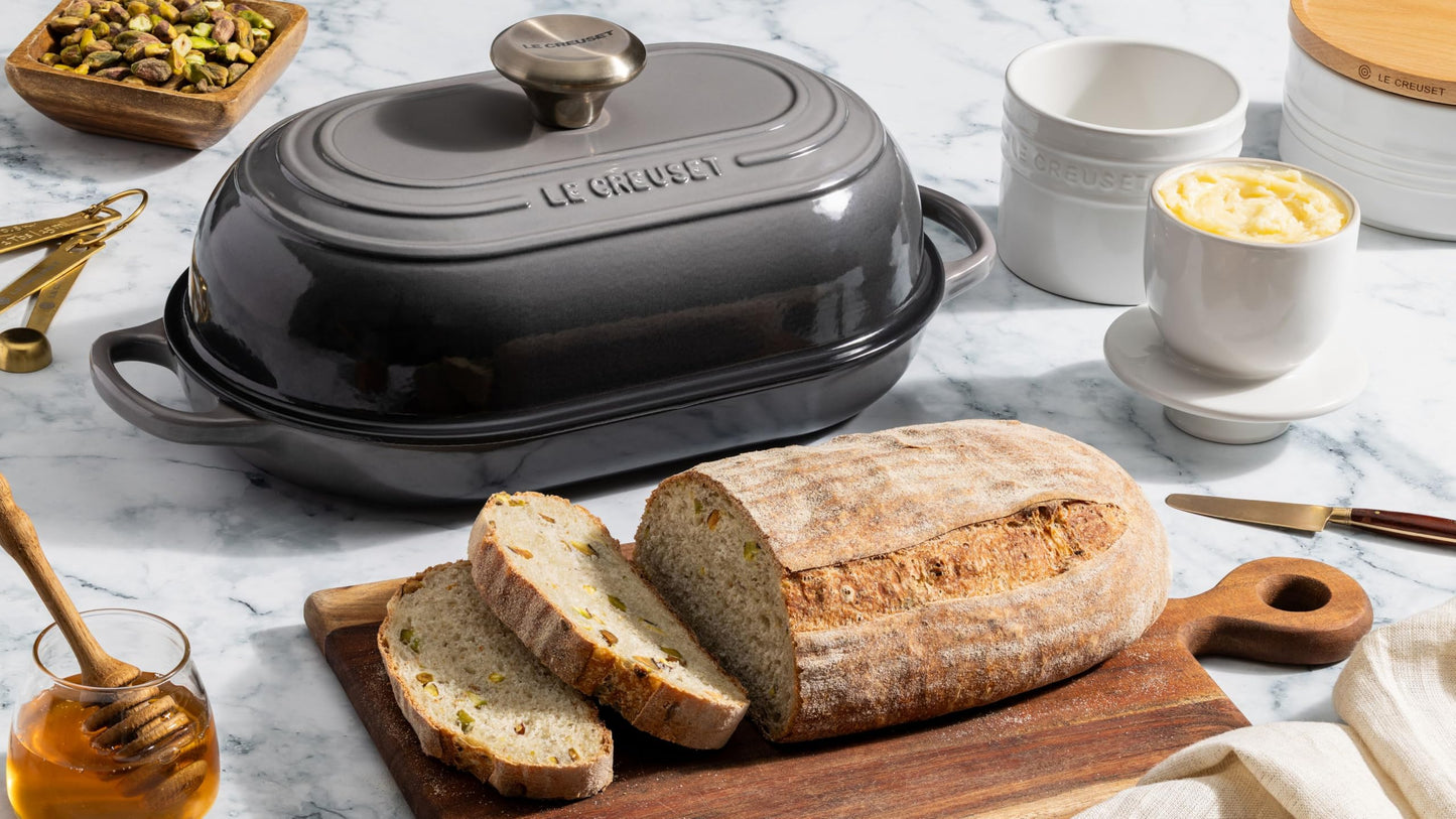 Le Creuset Enameled Cast Iron Signature Oval Bread Oven, 11.5 inch, Licorice