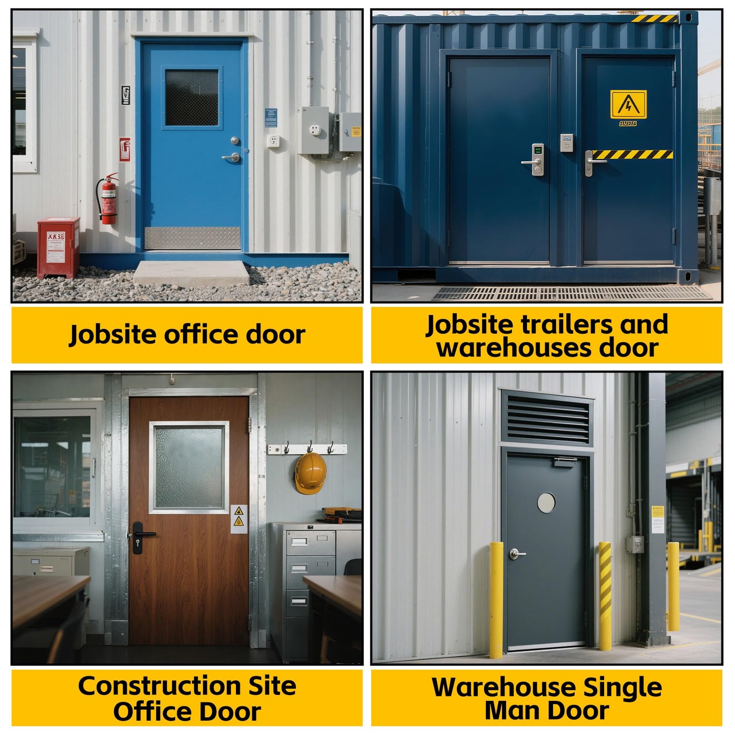 Door Security Bar-by NAKANEKO The Entire Width of Your Outward Opening Front Door-Safe Jobsite Office bar. 2500 pounds of Resistance Fits Doors 33"-40" Wide.(Combination Lock)