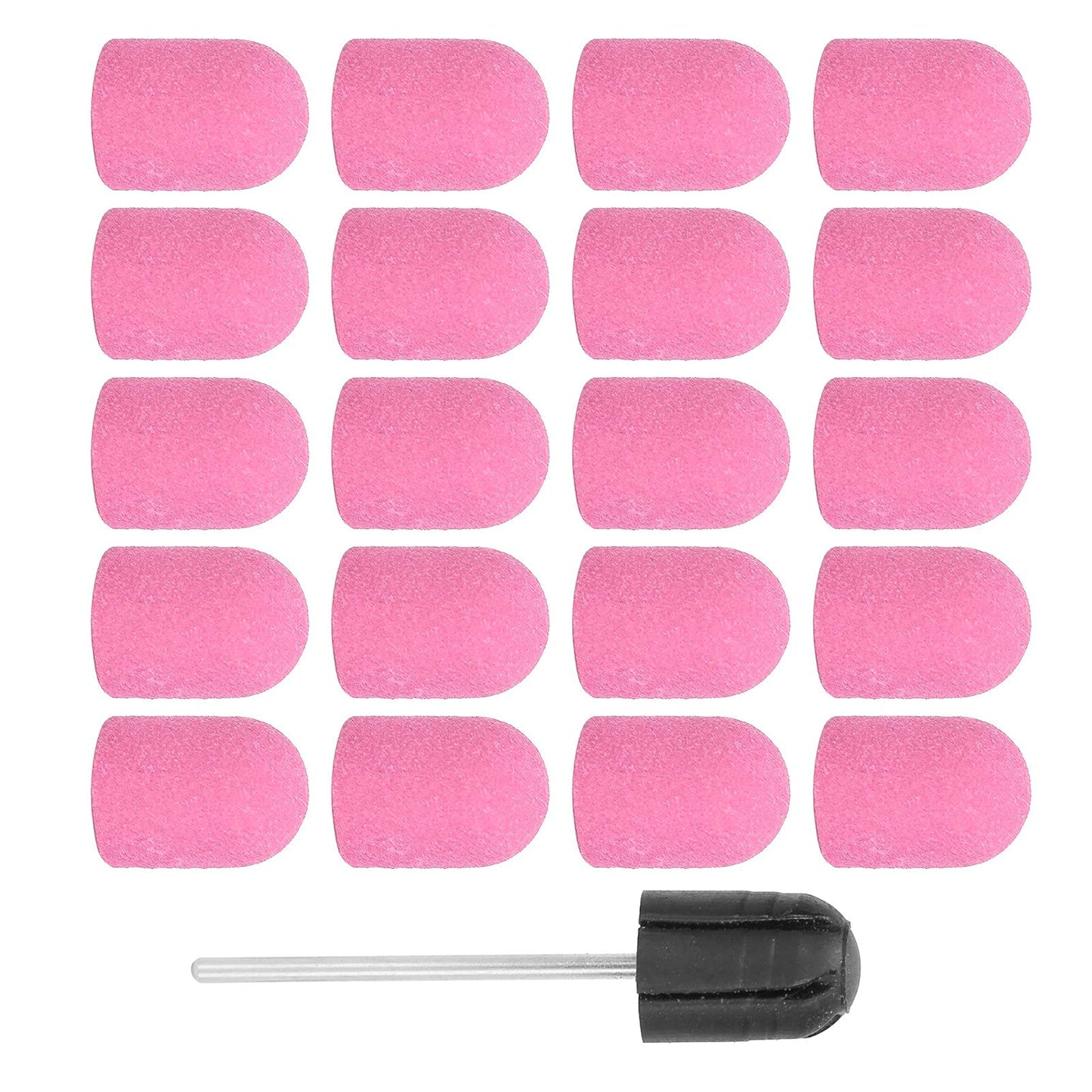 Nail Drill Bits Kit, Nail Art Sanding Nail Drill Bits Polishing Grinding Sanding Bands Set Nail Drill Head Accessory for Manicure Pedicure Nail Polishing Burr Home Salon Use 13 x