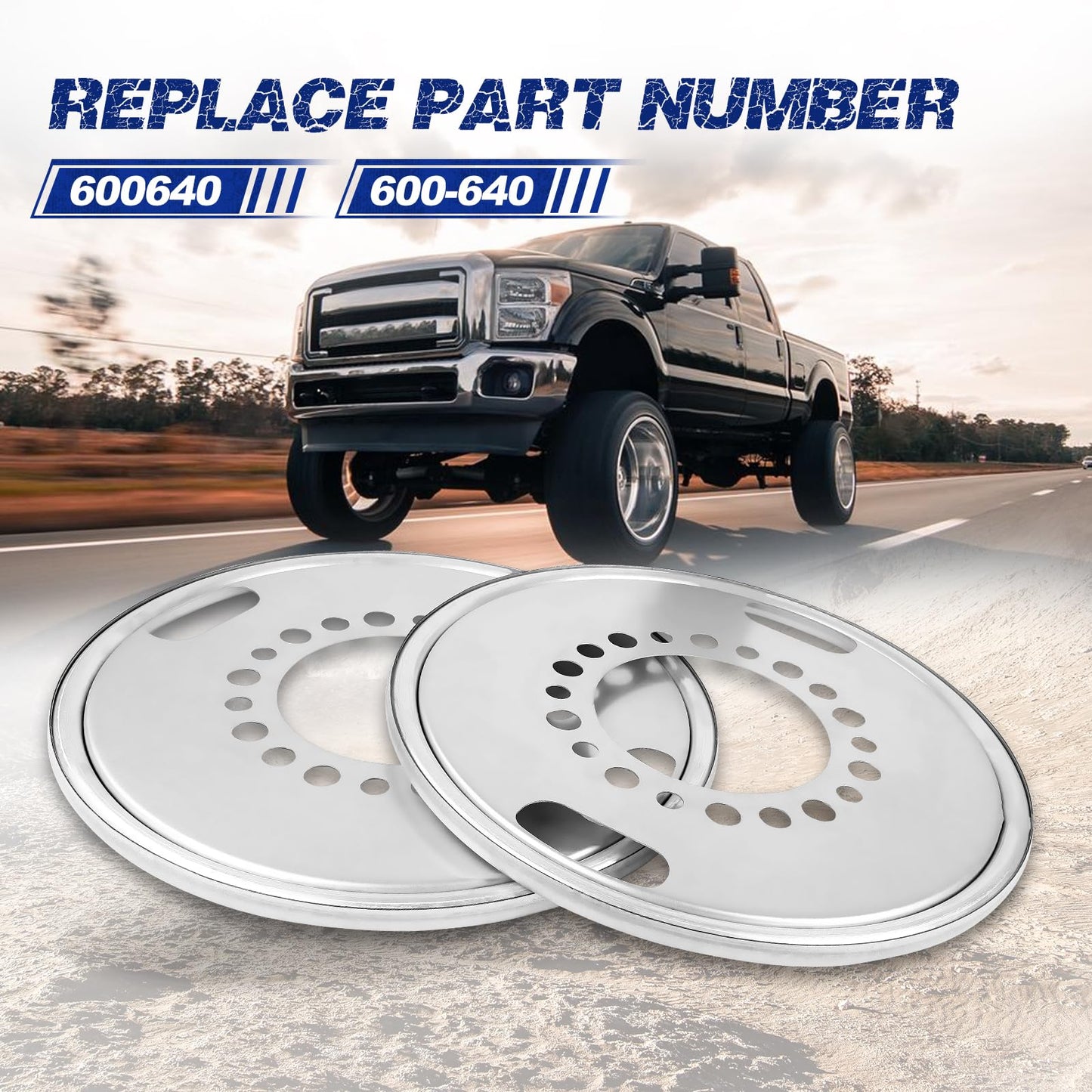 Orceed 600-640 2Pcs of Steer Auto Wheel Balancer Fit for Heavy Duty Trucks/Bus/Motorhome 22.5" Wheel
