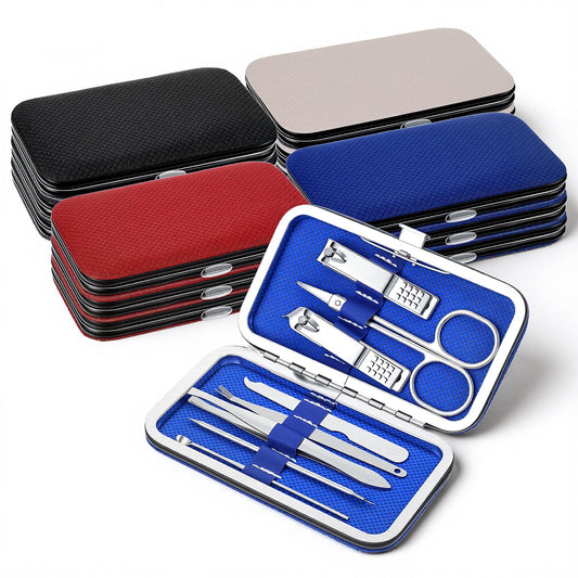 12 PCS Manicure Set Bulk Nail Clippers Kit Stainless Steel Fingernail Clippers Set Nail Clippers and Beauty Tools Portable Set Professional with Professional Pedicure Tools for Women Men Grooming Kits
