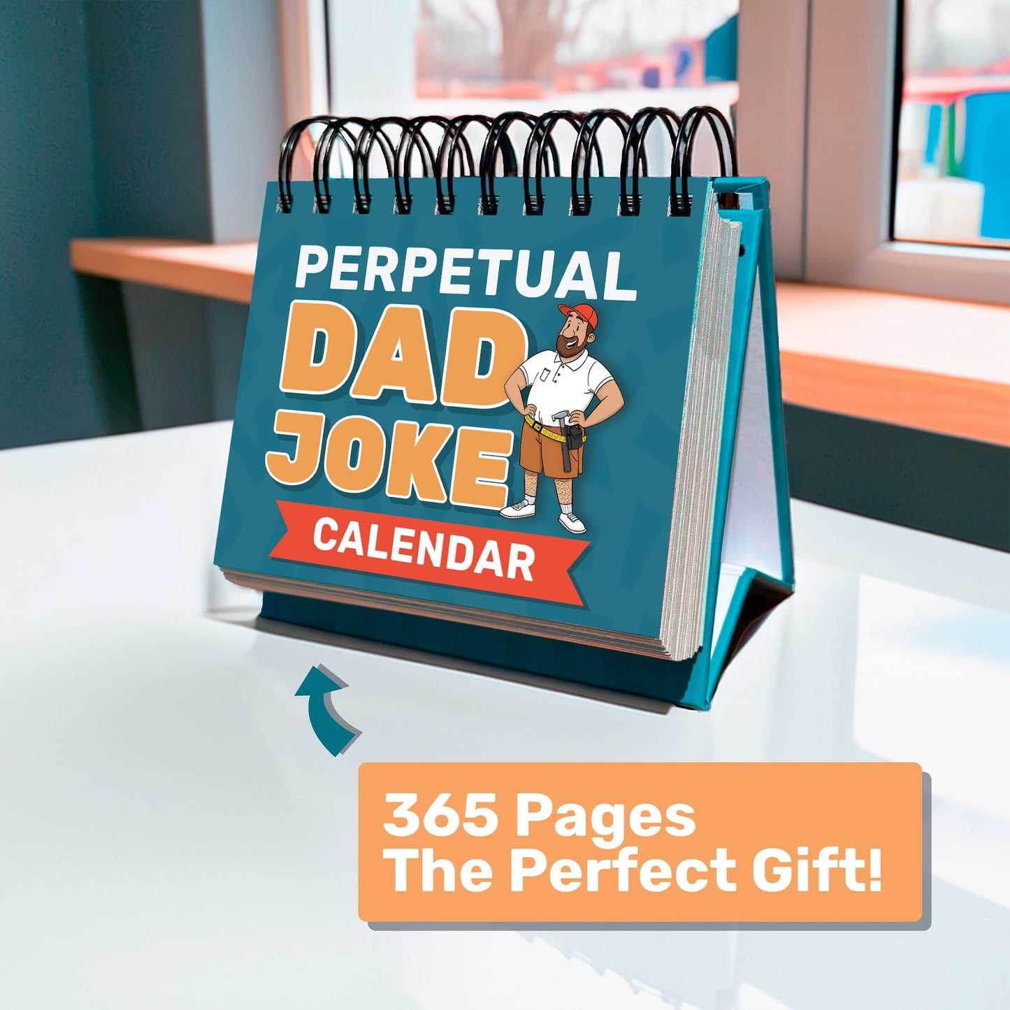 That's So Dad Dad Joke Calendar | Perpetual Desk Calendar for Father's Day Gift, 365 Days of Jokes, Funny Birthday Gag Present For The New Dads