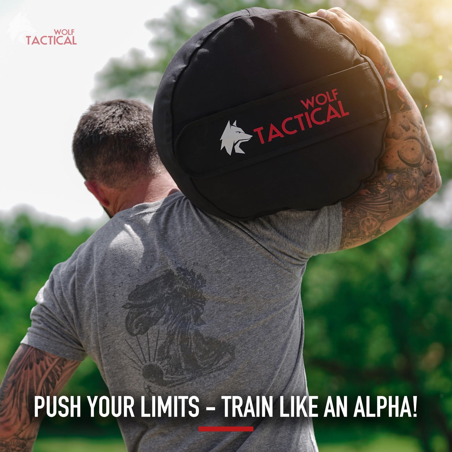 WOLF TACTICAL Sandbag Workout Bag Sand Bags for Weight Training Workout Sandbag Fitness Sand Bag (100 LB)