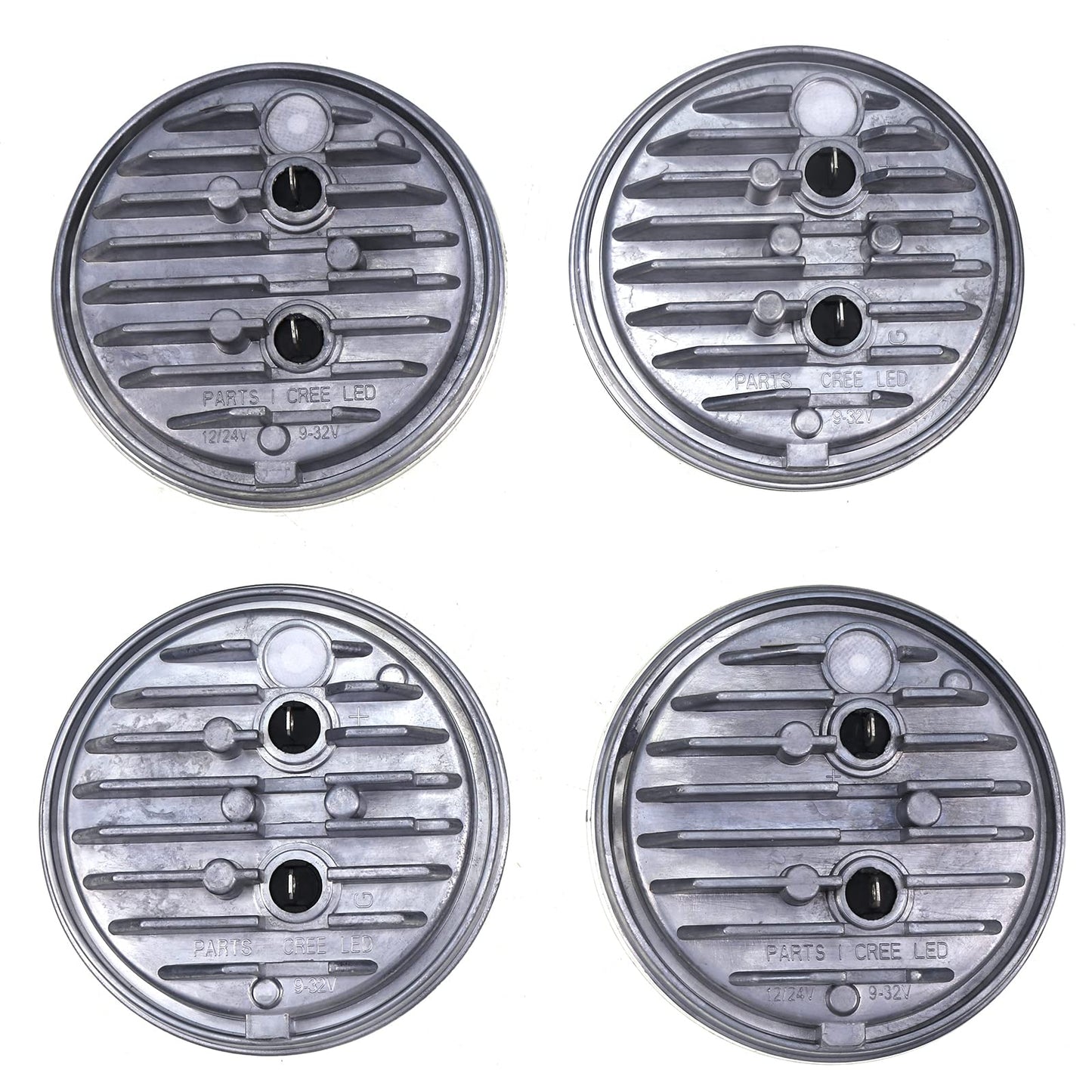 FridayParts 4Pcs 4.5" Replacement LED Fender Work Light RE336112 RE285628 RE336111 Compatible for John Deere Tractor 2520 3020 4020 4055 4255 4455 4555 4755 4955