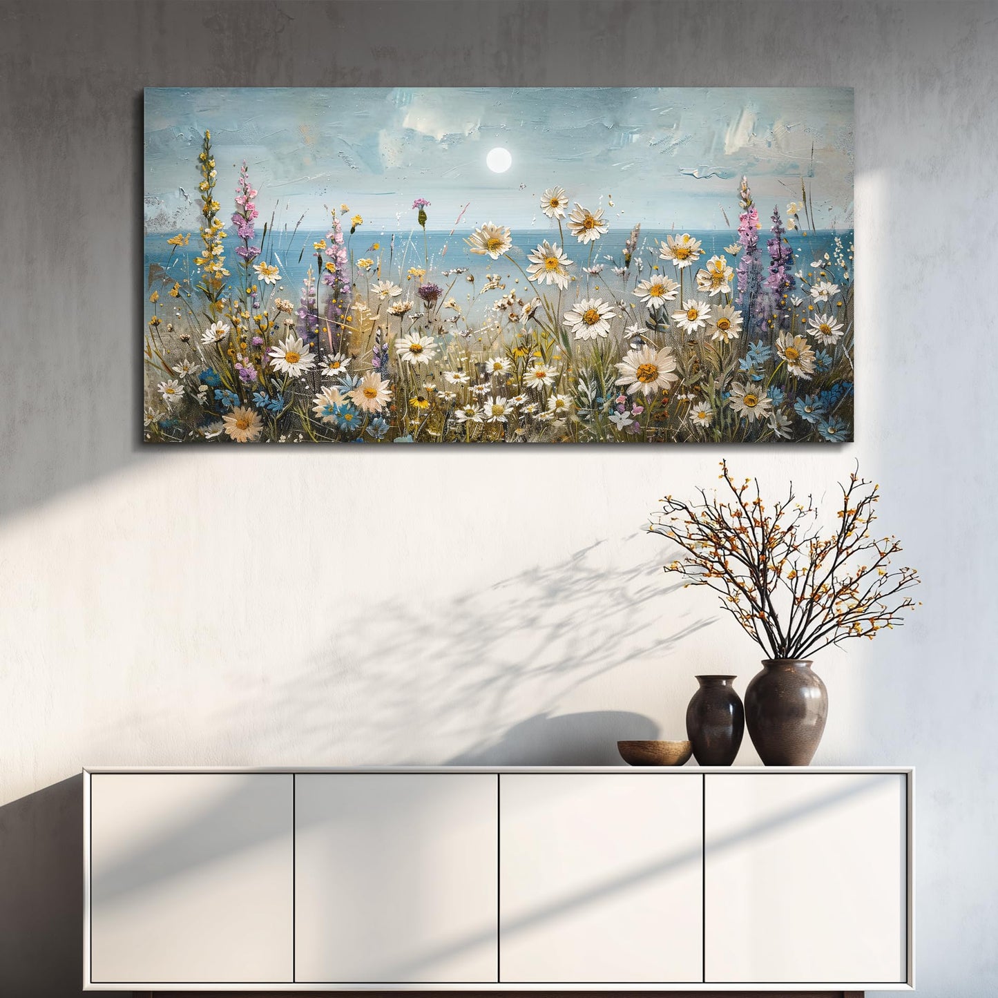 KELIYUAN Wall Art For Living Room Farmhouse Wall Decor For Bedroom Office Decorations Abstract Paintings Flowers Landscape Wall Pictures Canvas Artwork Modern Room Home Decor Posters 20x40In