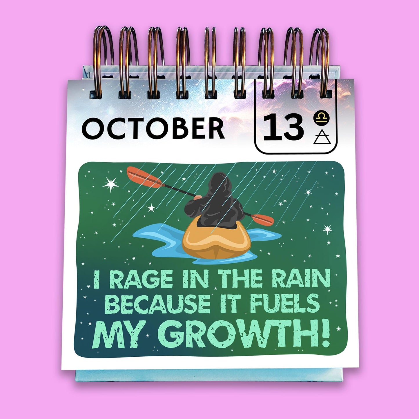 Sweet-A** Affirmations® Perpetual Desk Flip Calendar for 2025 and Beyond, 365 Days of Motivation for Your Creative Magical Mind by Rage Create