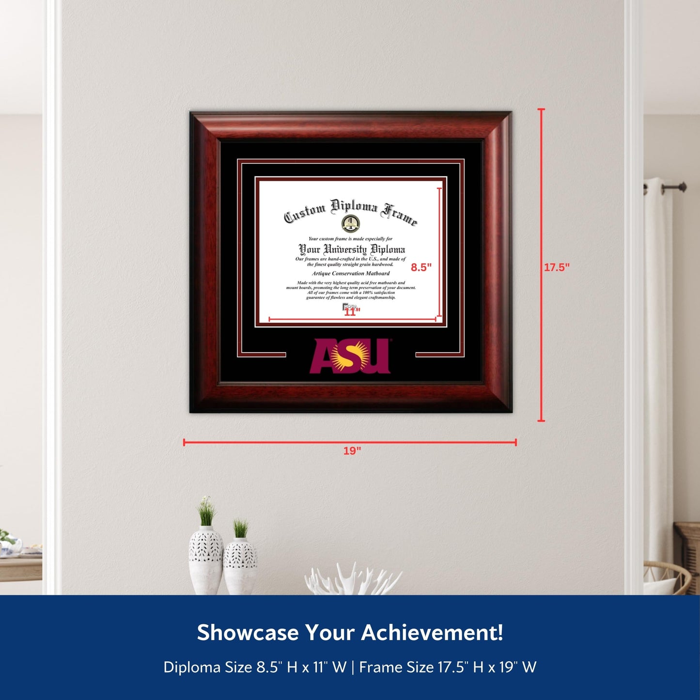 Campus Images Arizona State University Sun Devils Spirit Diploma Frame