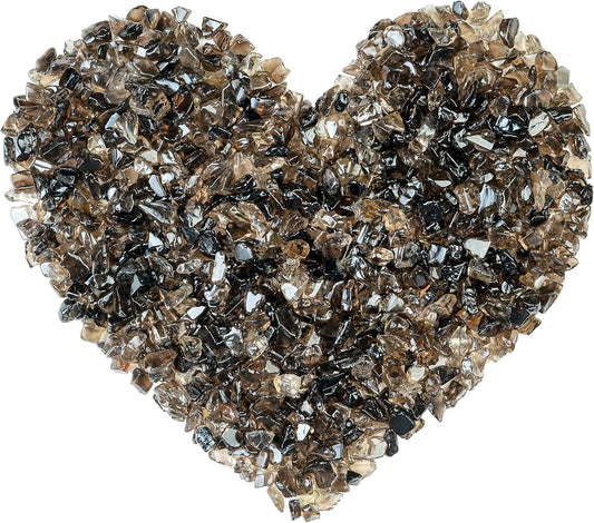 ZAICUS Smoky Quartz Crystal Chips Bulk Gemstone Valentine Gift, Healing Crystal Natural Irregular Shaped Crushed Stone Reik Healing Tumbled Chips Crystal Chips for Witchcraft & Jewelry Making 1 Lb