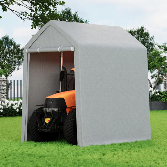 12×12 ft Outdoor Storage Sheds, Portable Storage Shelter Shed with Roll up Zipper Doors, Waterproof Outside Utility Shed Garage Tent for Motorcycle, Bicycles and Camping Tools
