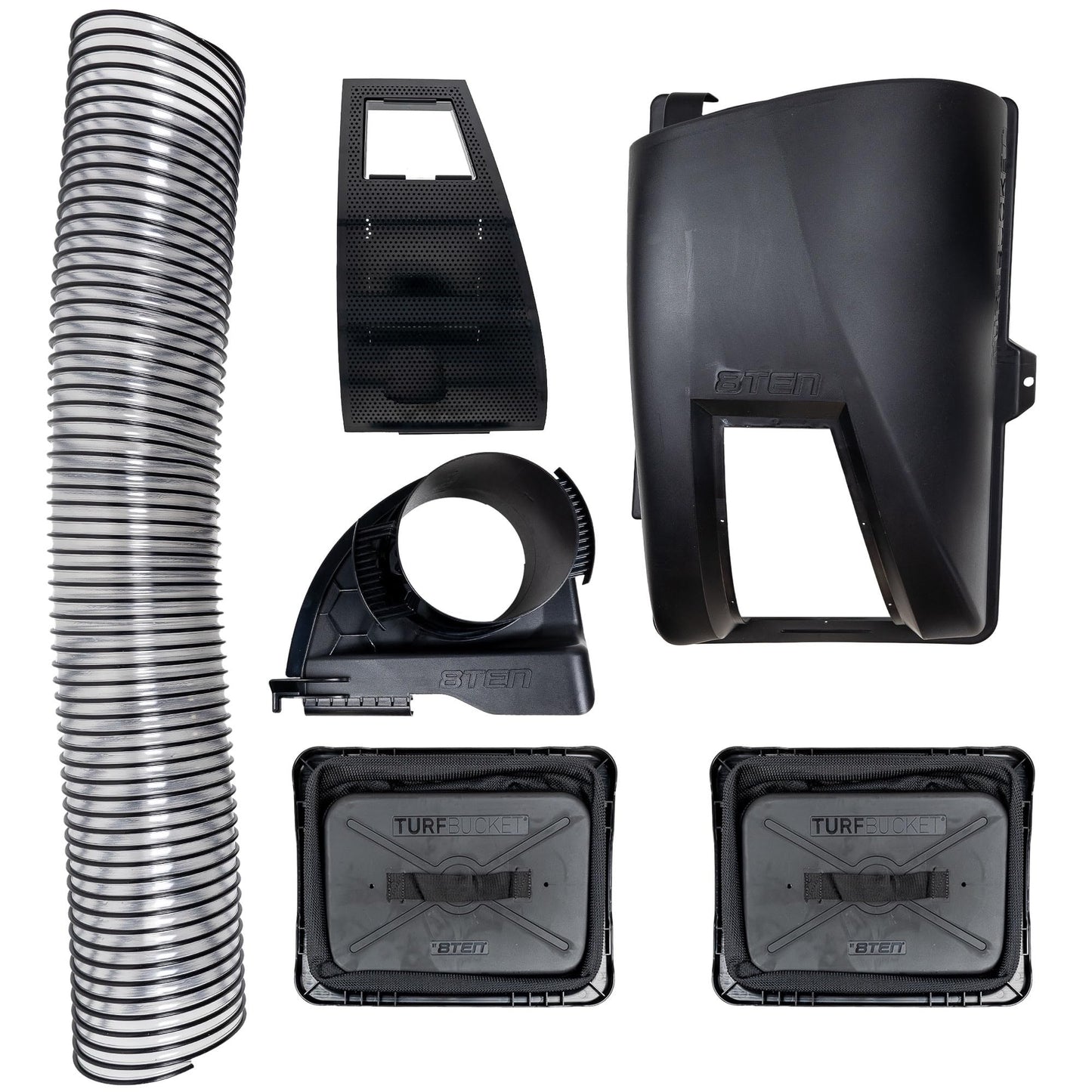 8TEN TURFBUCKET Grass Twin Bagger System for Husqvarna Z246 46-Inch Cut Deck Zero Turn