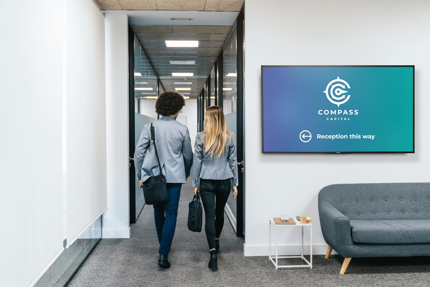 Promethean ActivPanelD-Series 55" 4K UHD Digital Signage Solution. Share Announcements, alerts, Information, and More. Panel & Wall Mount Included, 3 Year Onsite Support