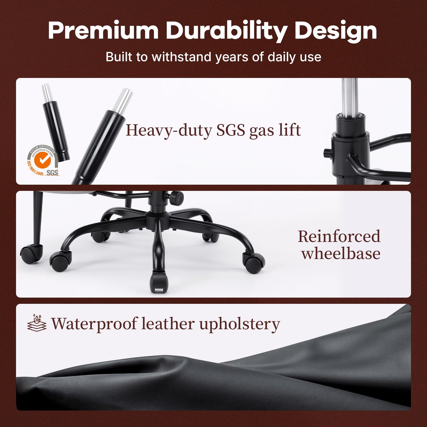 AreShark Cross Legged Office Chair,ADHD Criss Cross Desk Chair with Wheels & Stretchable Rotating Footrest,Height Adjustable Wide Yoga Kneeling Meditation Chair with Flip-up Armrests Back Support