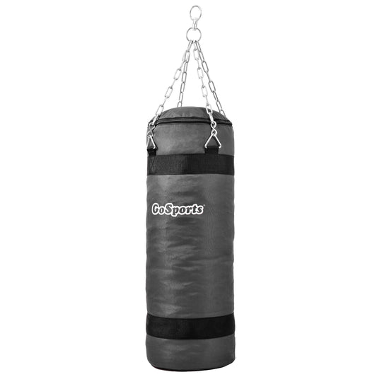 GoSports Fillable Punching Bag Training Aid - Great for Boxing, MMA, Muay Thai and More, Fill with Clothes and Rags