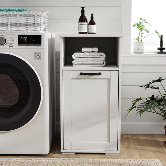 Laundry Cabinet,with 1 Removable Liner Bags