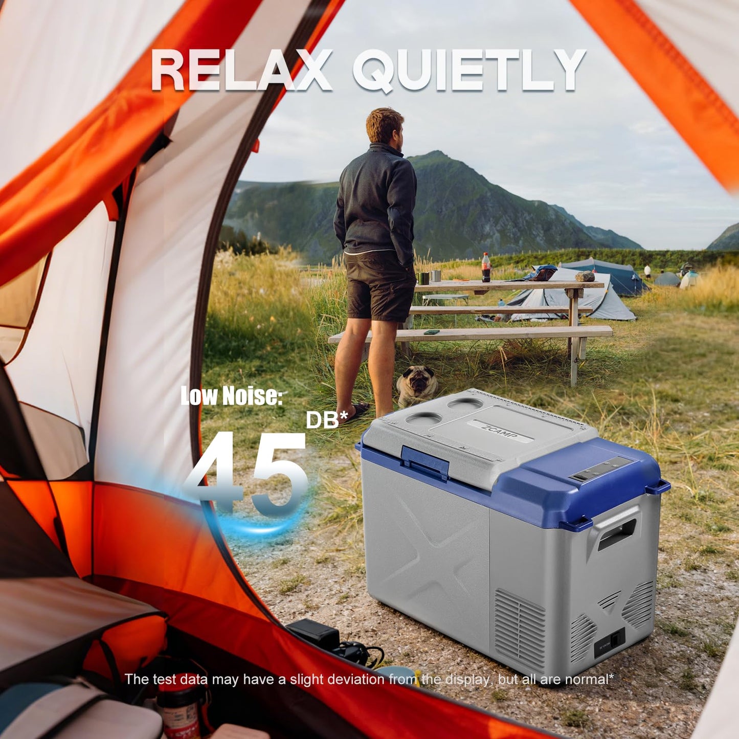 zcamp X25 12 Volt Refrigerator,Mini Portable Freezer,26 Quart(24L) Electric Cooler,12V Car Fridge APP Control,12/24V DC 100-240V AC for Ourdoor, Camping, Travel, Truck,RV, Boat -4℉~68℉