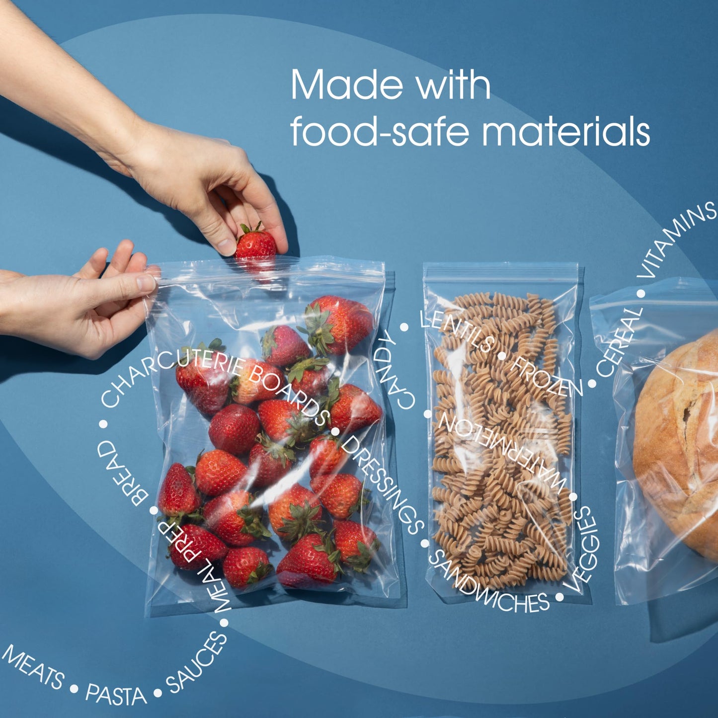 Spartan Industrial - 6” X 9” (200 Count) Quart Clear Reclosable Zip Plastic Poly Bags with Resealable Lock Seal Zipper - 2 Mil