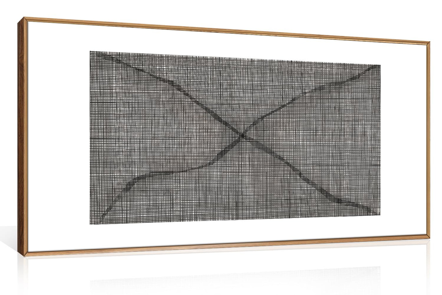 DRACIT Abstract Line Framed Canvas Wall Art Set,Minimalist Black and White Wall Decor,Neutral Geometric Print,Modern Mid Century Boho Artwork for Living Room,Bedroom-20 x40