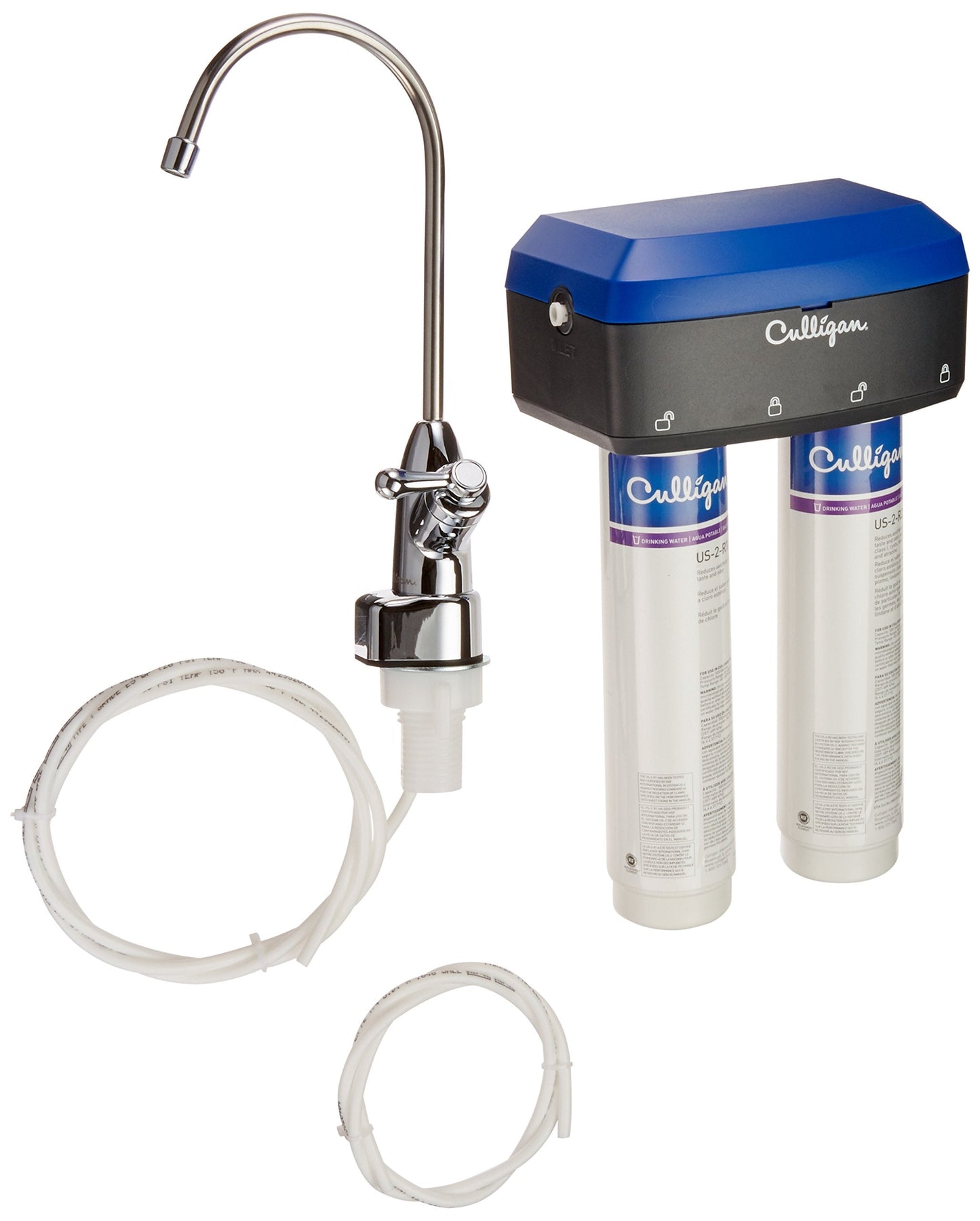 CULLIGAN US-2 2Stage Drink WTR System, 13.58 x 10.23 x 4.52, White