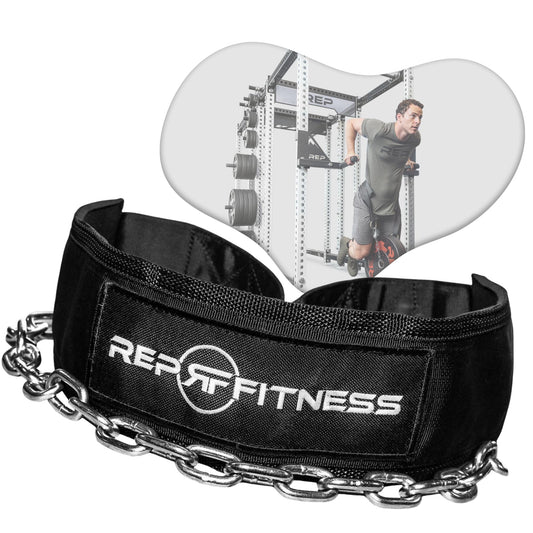 Rep Fitness Dip Belt, Weight Lifting, Gym Equipment, Workout Belt, Chain Strap, Back Support, Training Gear, Fitness Accessories, Squat Belt, Powerlifting, Men’s Exercise Belt