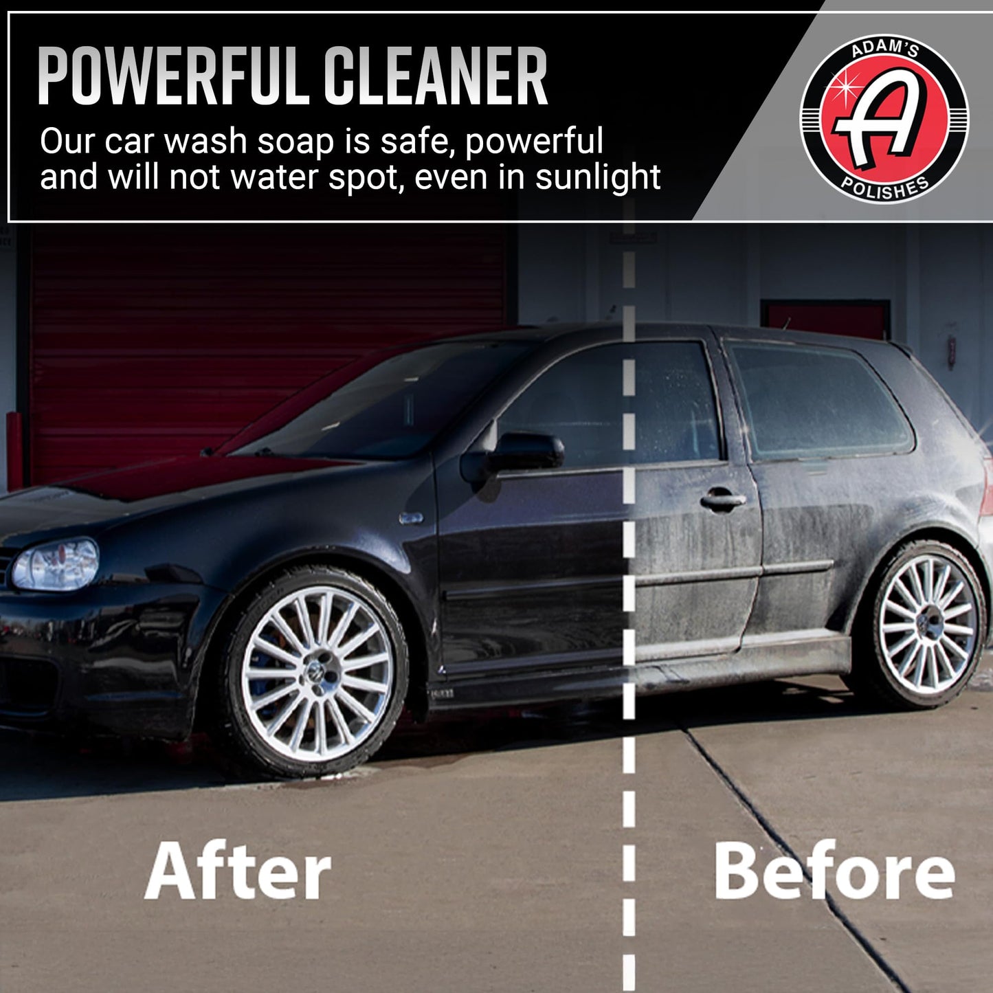 Adam's Car Shampoo (5 Gallon) - pH Best Biodegradable Car Wash Soap for Foam Cannon, Spray Gun or Bucket - High Foam, Scratch-Free Auto Detailing for Cars, Trucks, RVs & Motorcycles