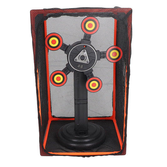 ZJchao Children Electronic Scoring Target Toy, 360° Rotating Moving Target, Sound Effect Training for Competition Training