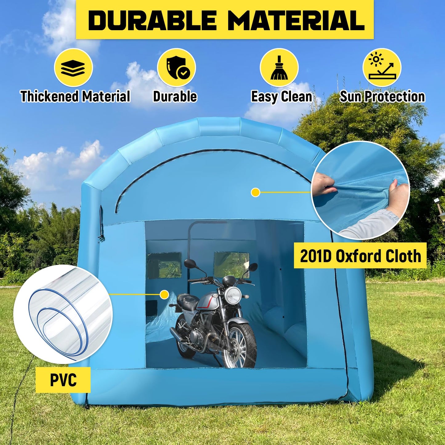 Inflatable Paint Booth,13x9.8x8.7FT Portable Paint Booth Tent with Blower,Inflatable Spray Booth for Painting DIY Car Truck Motorcycle Furniture Parts Paint Renovation,Parking Workstation
