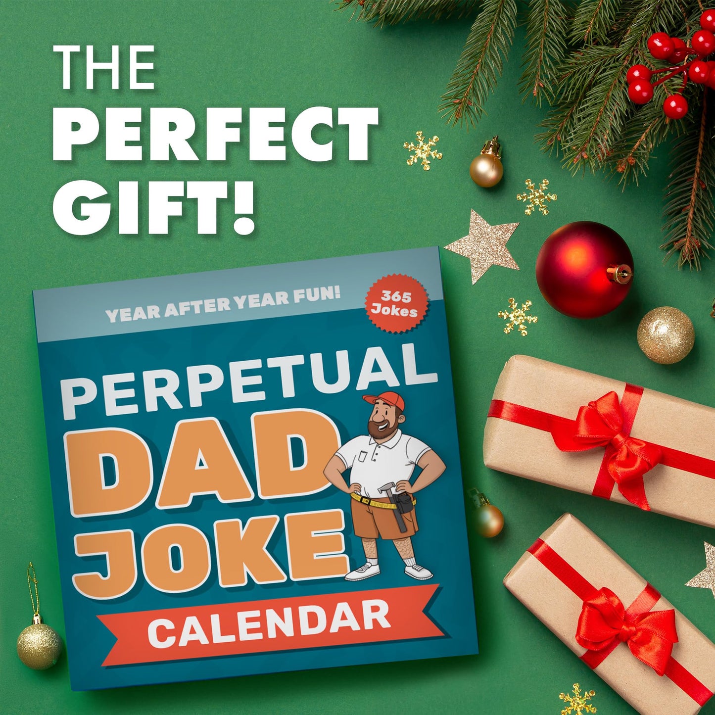 That's So Dad Dad Joke Calendar | Perpetual Desk Calendar for Father's Day Gift, 365 Days of Jokes, Funny Birthday Gag Present For The New Dads
