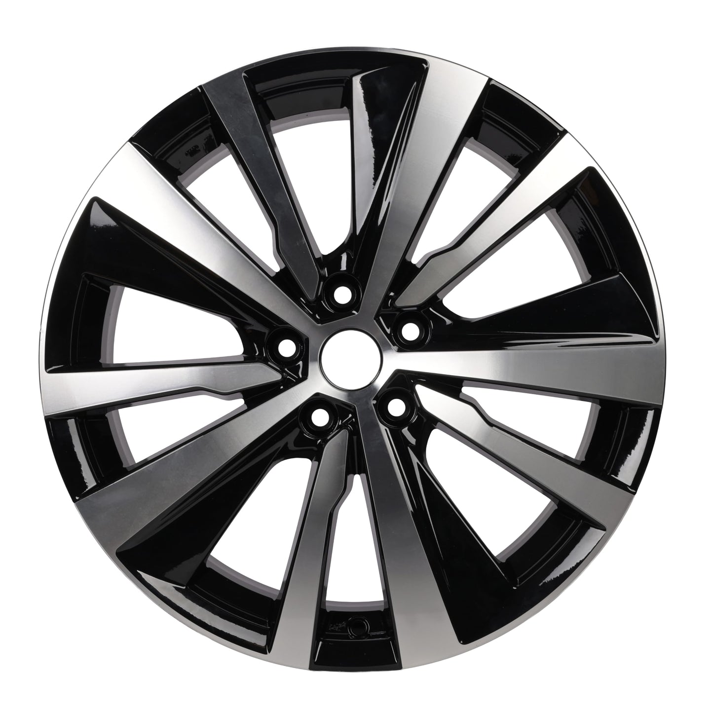 New Replacement 19 Inch Wheel For Nissan Altima Platinum SR SL SV S Edition ONE OEM Style Aluminum Alloy Rim for 2019 2020 2021 2022 2023 | 19x8" | Gloss Black w/Silver Finish - 403006AM3A 6AM3A