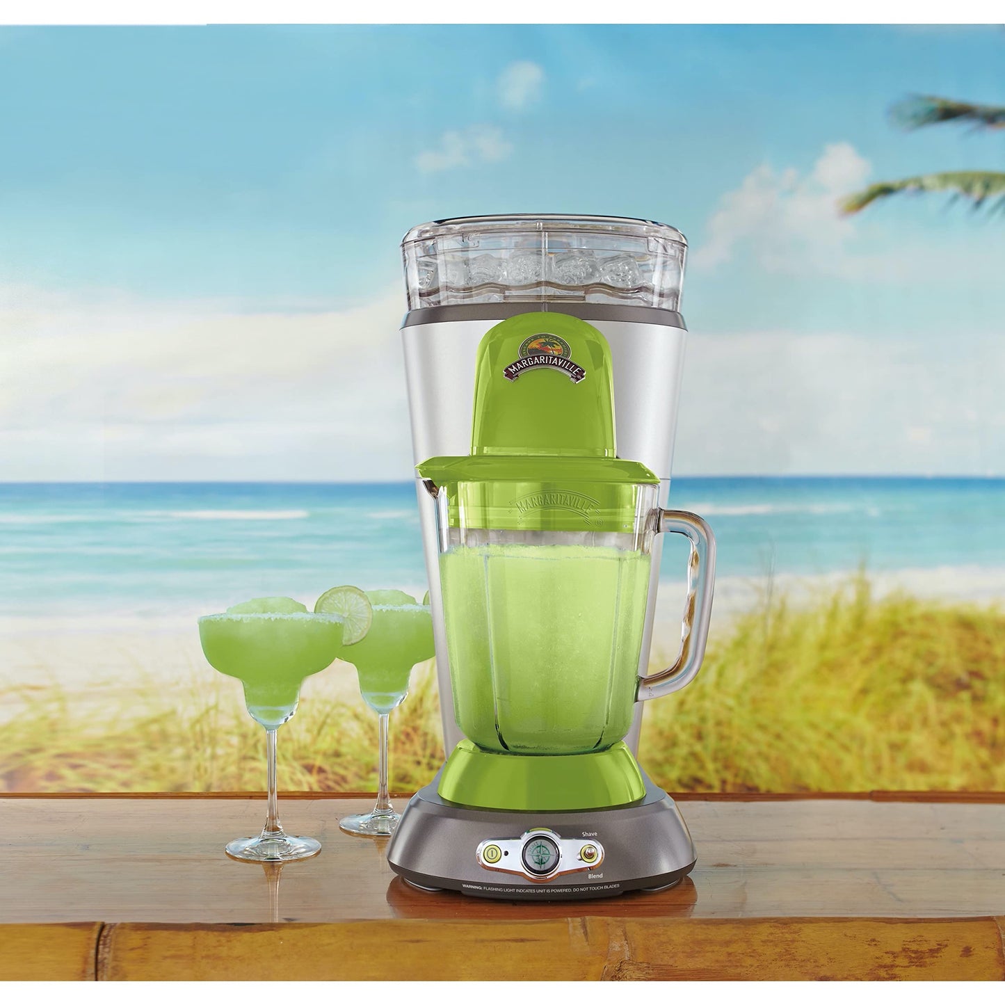 Margaritaville Bahamas Frozen Concoction Dual Mode Beverage Maker Home Margarita Machine with No-Brainer Mixer and 36 Ounce Pitcher