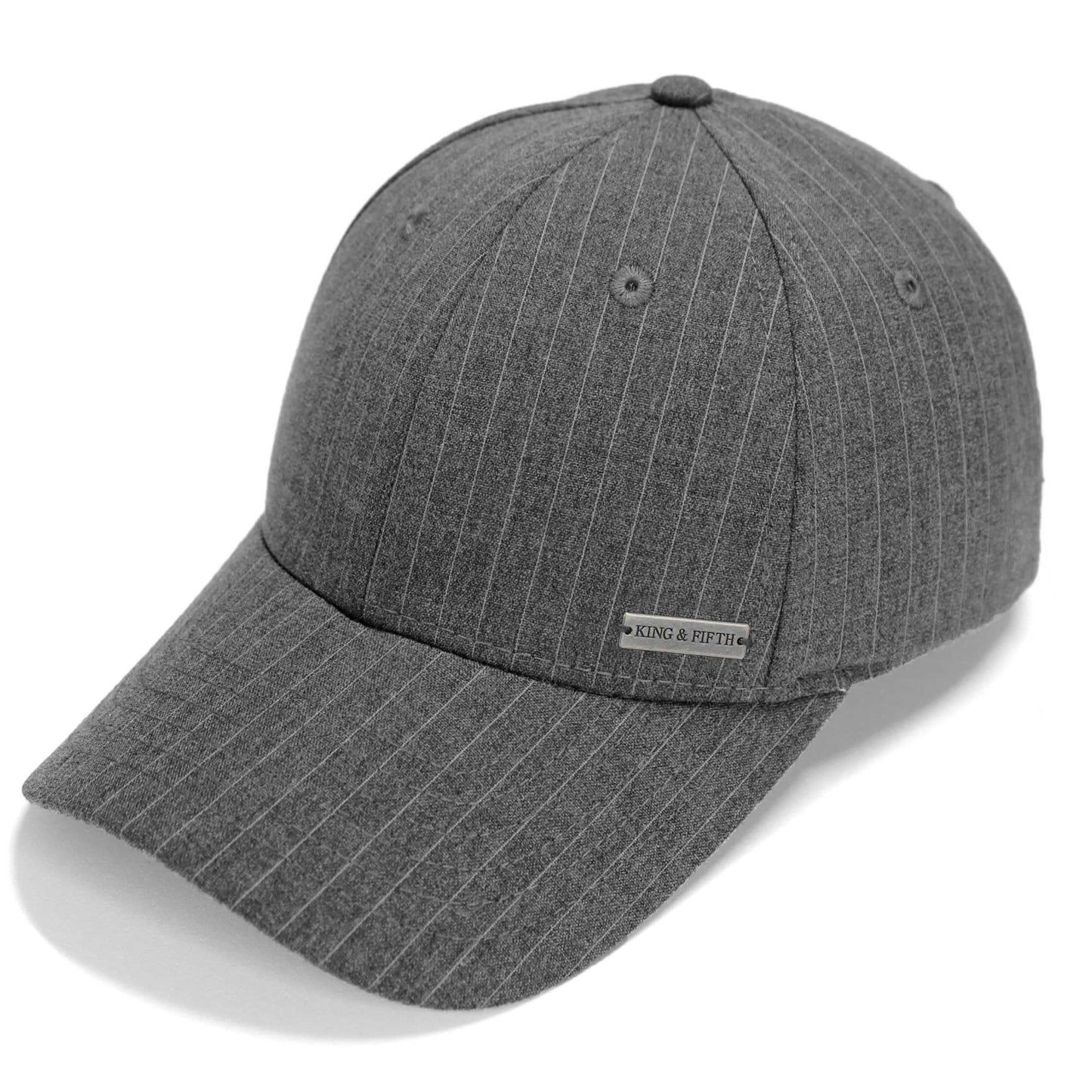 Fashion Baseball Hats for Men by King & Fifth | The Senna Baseball Cap with Low Profile & Menswear Fabric + Baseball Caps