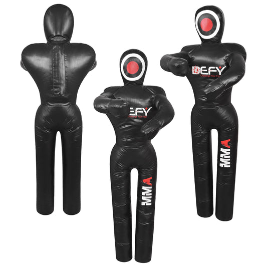 DEFY Vinyl Jiu Jitsu MMA Grappling Dummy Judo Martial Arts Punching Bag Karate (5 Feet)