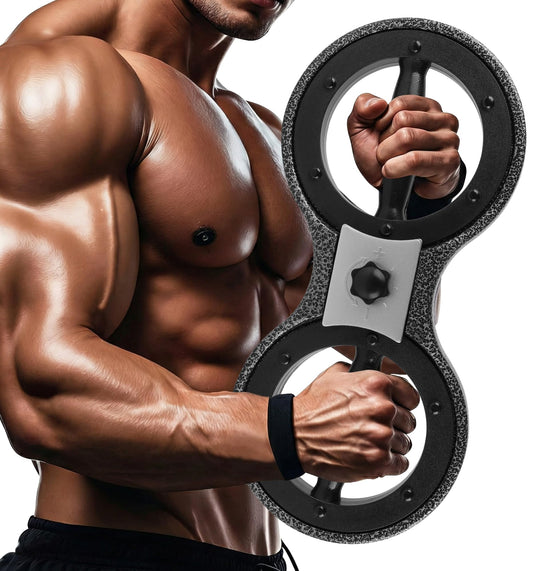 VividPulse 360° Spinning Burn Machine for Arm & Shoulder Workout, Adjustable Resistance Rotator with Gloves, Home Gym Strength Training Equipment for Men and Women