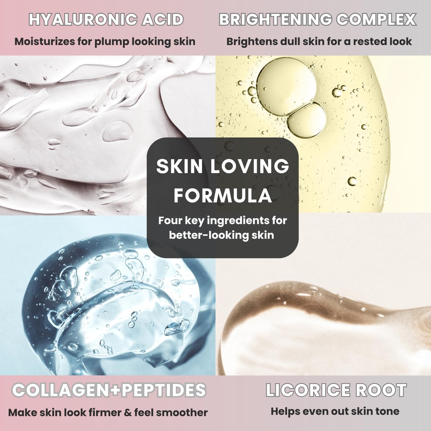 Glov Beauty Micro Infusion System for Face & Lips – 0.25mm 24k Gold Cosmetic Facial Stamp with Hyaluronic Acid, Collagen Peptides & Licorice Root Serum Ampoules (4x Infusion Application, 12x Serums)
