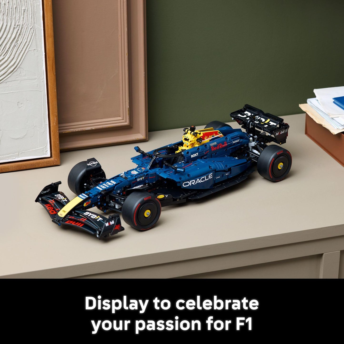 LEGO Technic Oracle Red Bull Racing RB20 F1 Race Car Model Kit - Building Set for Adults, Ages 18+ with Realistic Features - Gift for Birthdays - 42206