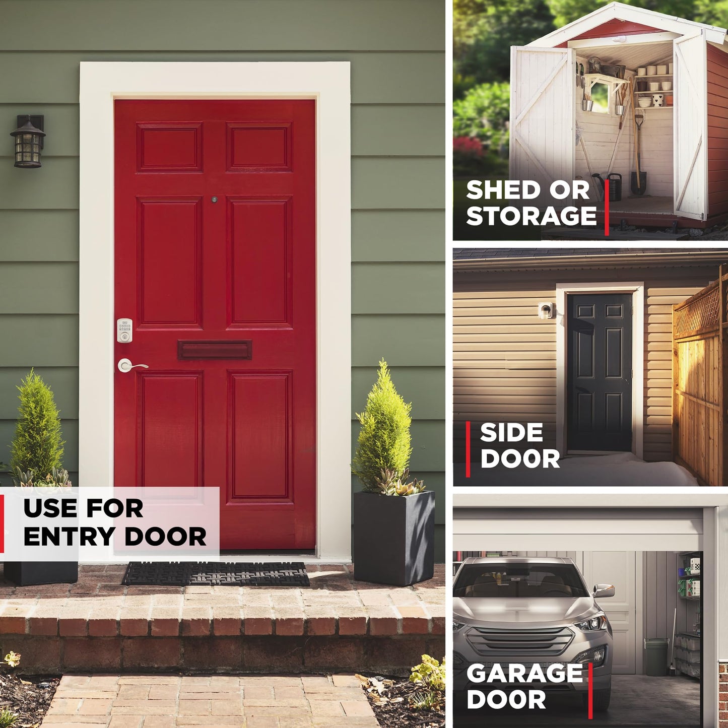 Kwikset Powerbolt 250 10-Button Keypad Satin Nickel Transitional Electronic Deadbolt Door Lock, Featuring Convenient Keyless Entry, Customizable User Codes, and Auto-Locking
