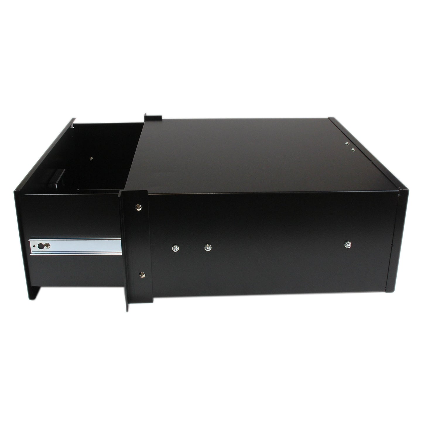StarTech.com 4U Rack Mount Drawer - 55 lb (25 kg) - 4U Steel Storage Rack Drawer for 19" AV / Sever / Network Equipment Rack or Cabinet (4UDRAWER) Black